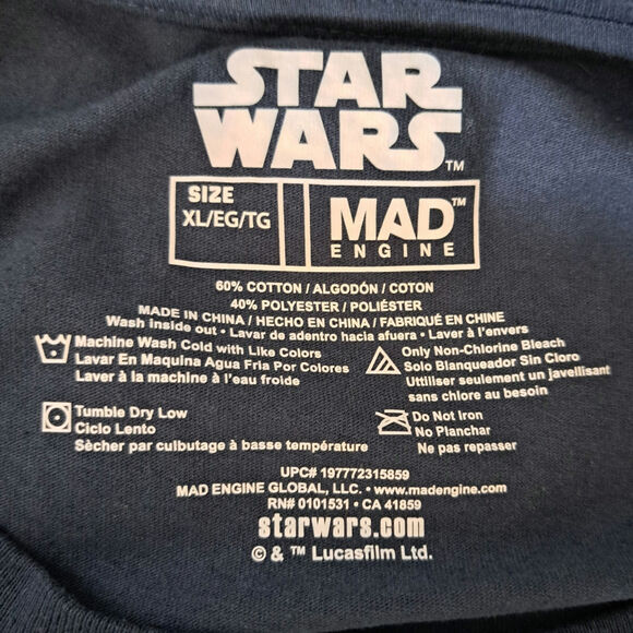 Men's Star Wars The Mandalorian May The Gifts Be With You Graphic Tee XL - Picture 4 of 4
